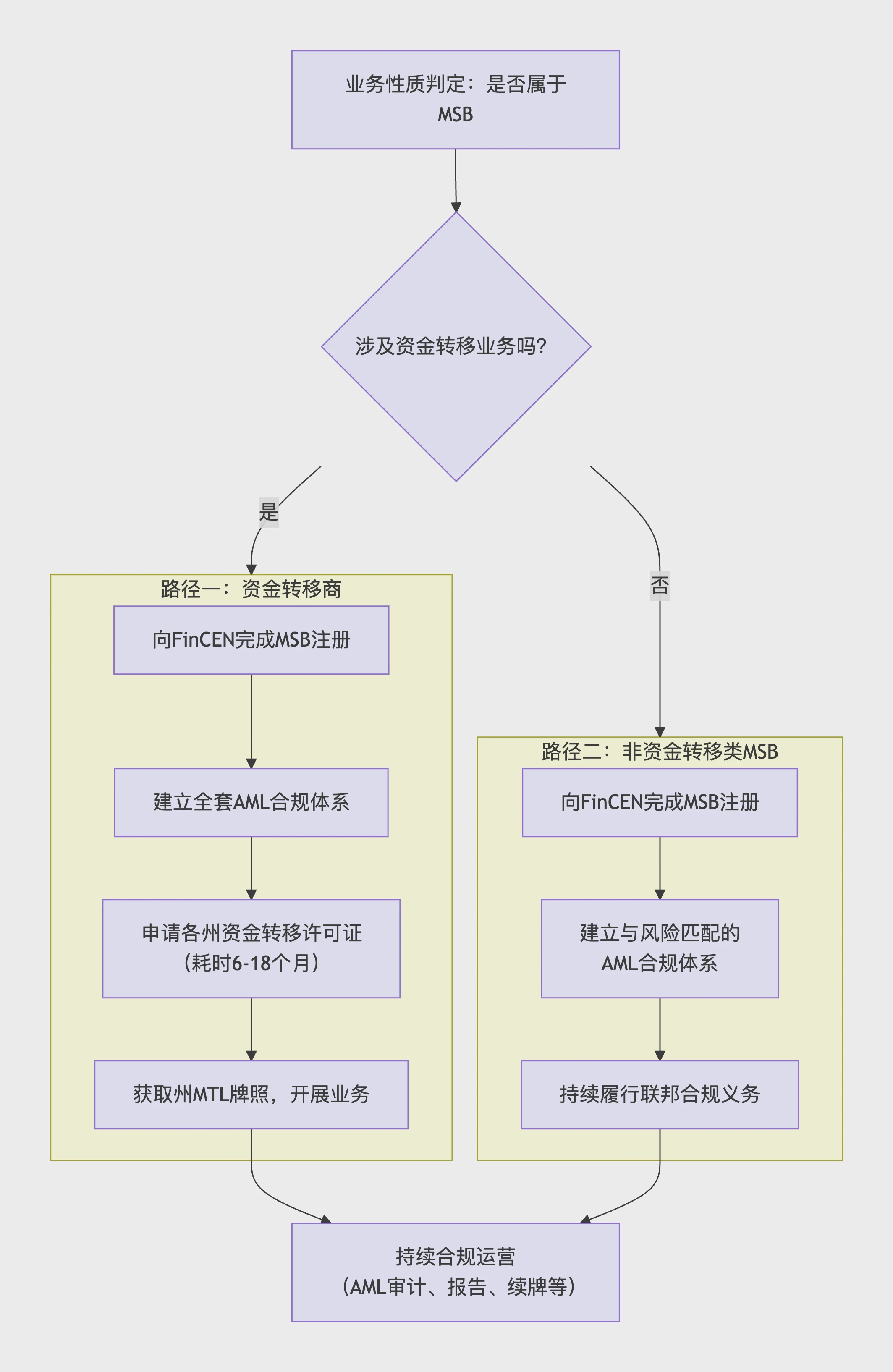 MSB compliance process